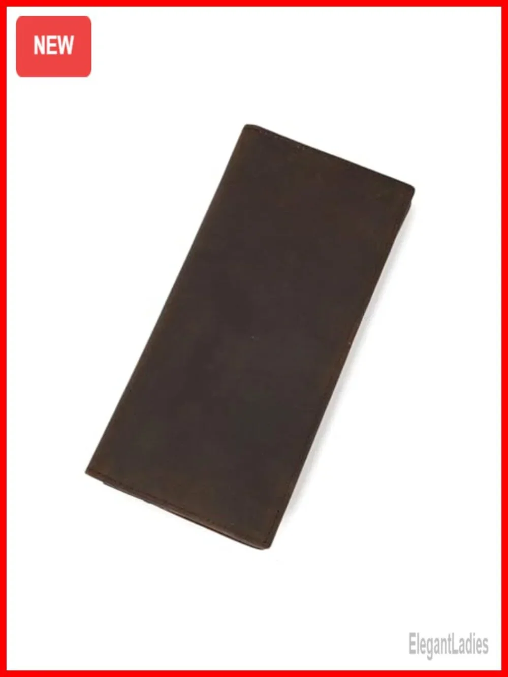 Genuine Leather Long Wallet for Men Large Capacity Purse Clutch Handbag Cash